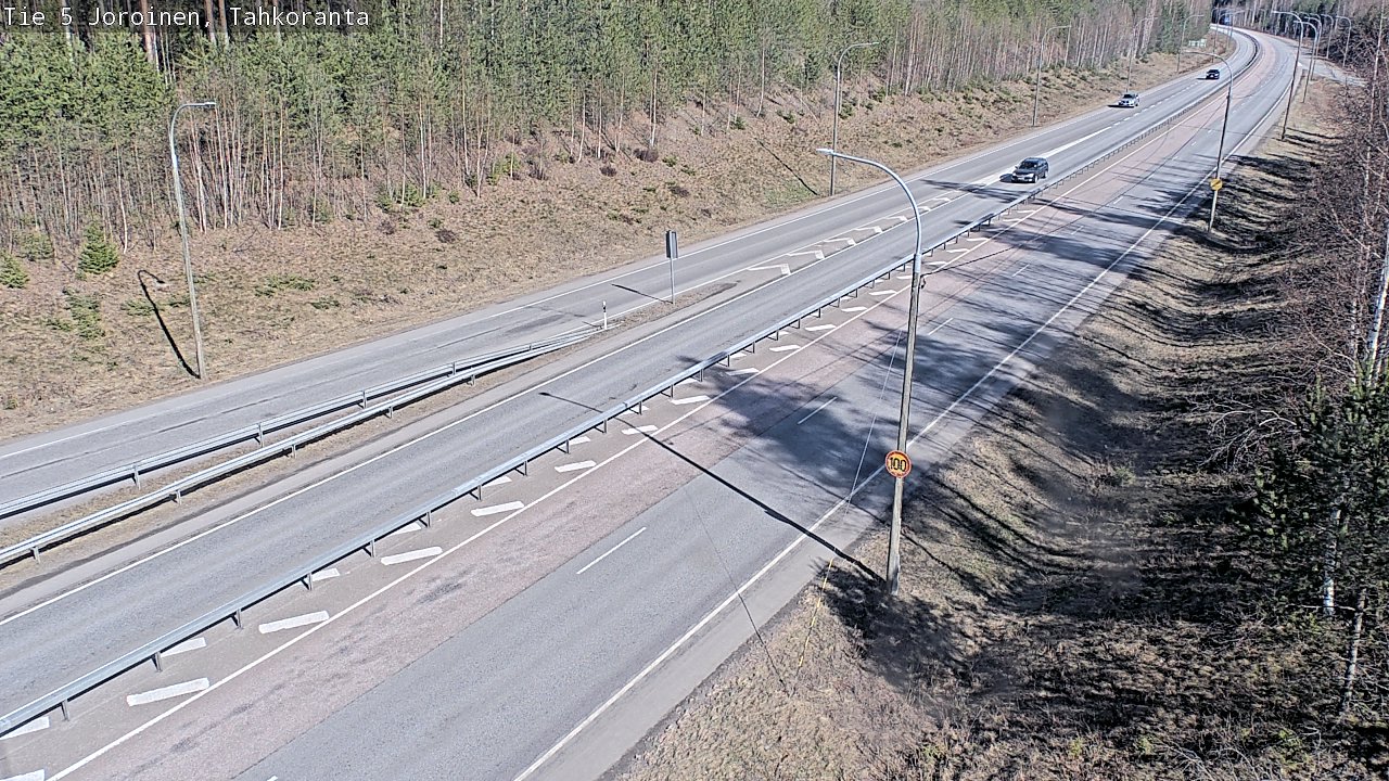 Weather Camera Image Road 5 Joroinen, Tahkoranta, Joroinen, Pohjois-Savo