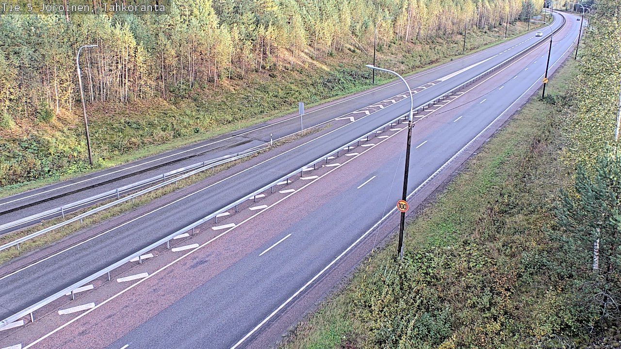 Weather Camera Image Väg 5 Jorois, Tahkoranta, Joroinen, Pohjois-Savo