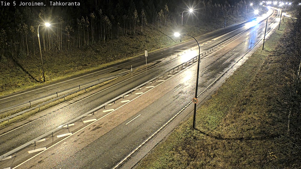 Weather Camera Image Väg 5 Jorois, Tahkoranta, Joroinen, Pohjois-Savo