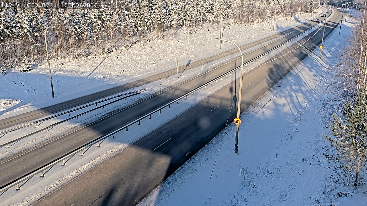 Weather Camera Image Road 5 Joroinen, Tahkoranta, Joroinen, Pohjois-Savo