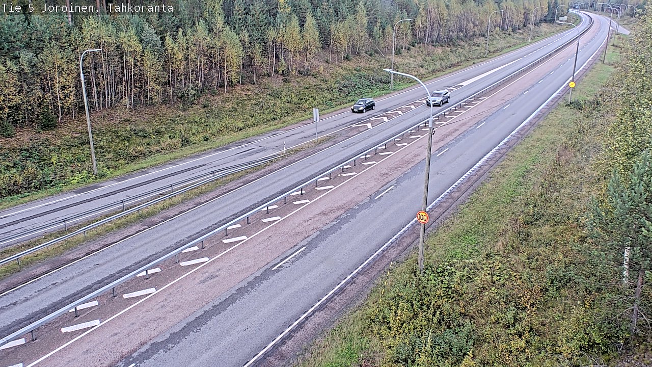 Weather Camera Image Väg 5 Jorois, Tahkoranta, Joroinen, Pohjois-Savo