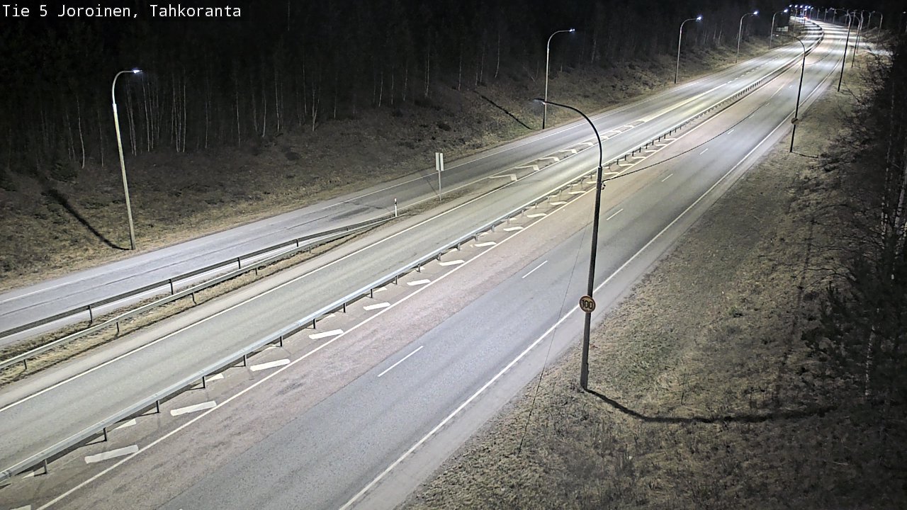 Weather Camera Image Road 5 Joroinen, Tahkoranta, Joroinen, Pohjois-Savo