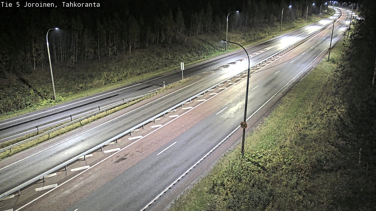 Weather Camera Image Väg 5 Jorois, Tahkoranta, Joroinen, Pohjois-Savo