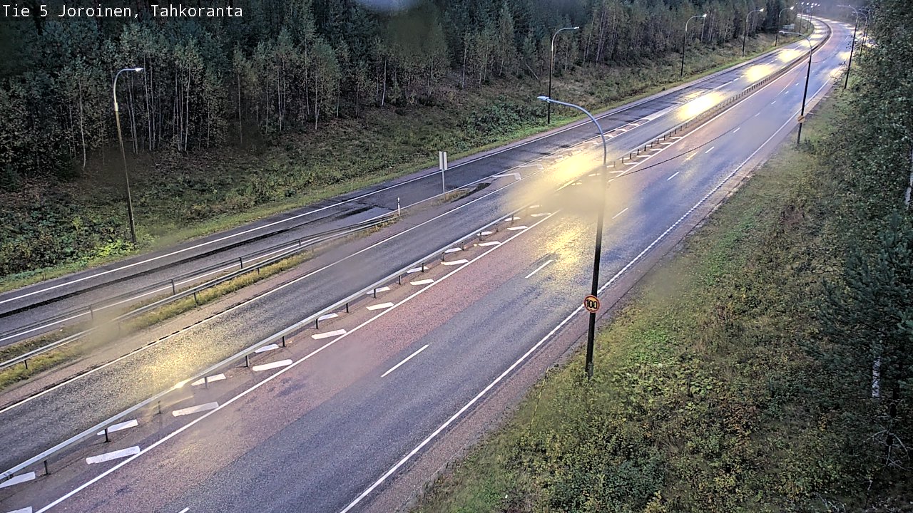 Weather Camera Image Väg 5 Jorois, Tahkoranta, Joroinen, Pohjois-Savo