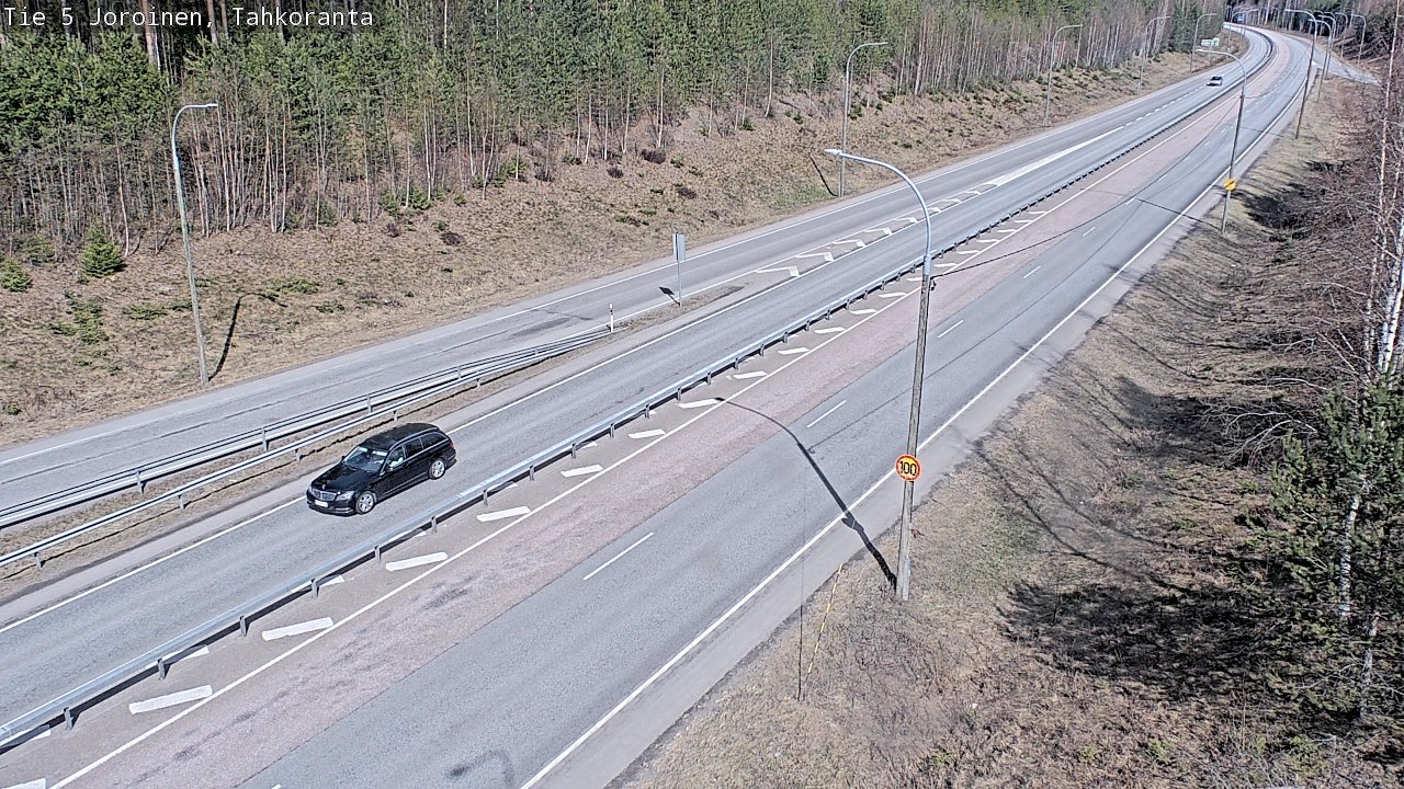 Weather Camera Image Road 5 Joroinen, Tahkoranta, Joroinen, Pohjois-Savo