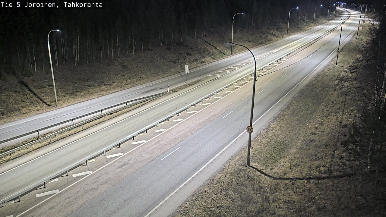 Weather Camera Image Road 5 Joroinen, Tahkoranta, Joroinen, Pohjois-Savo