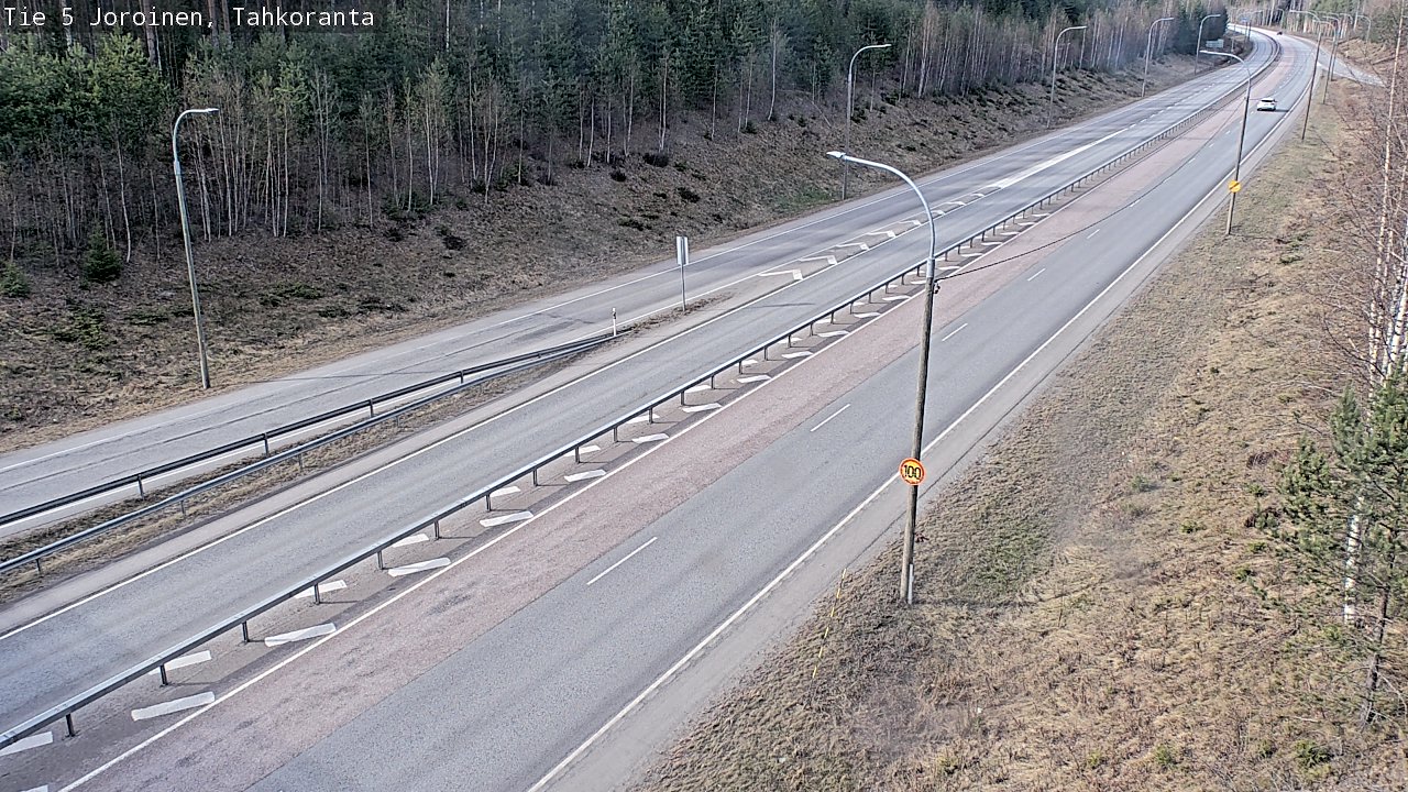 Weather Camera Image Road 5 Joroinen, Tahkoranta, Joroinen, Pohjois-Savo