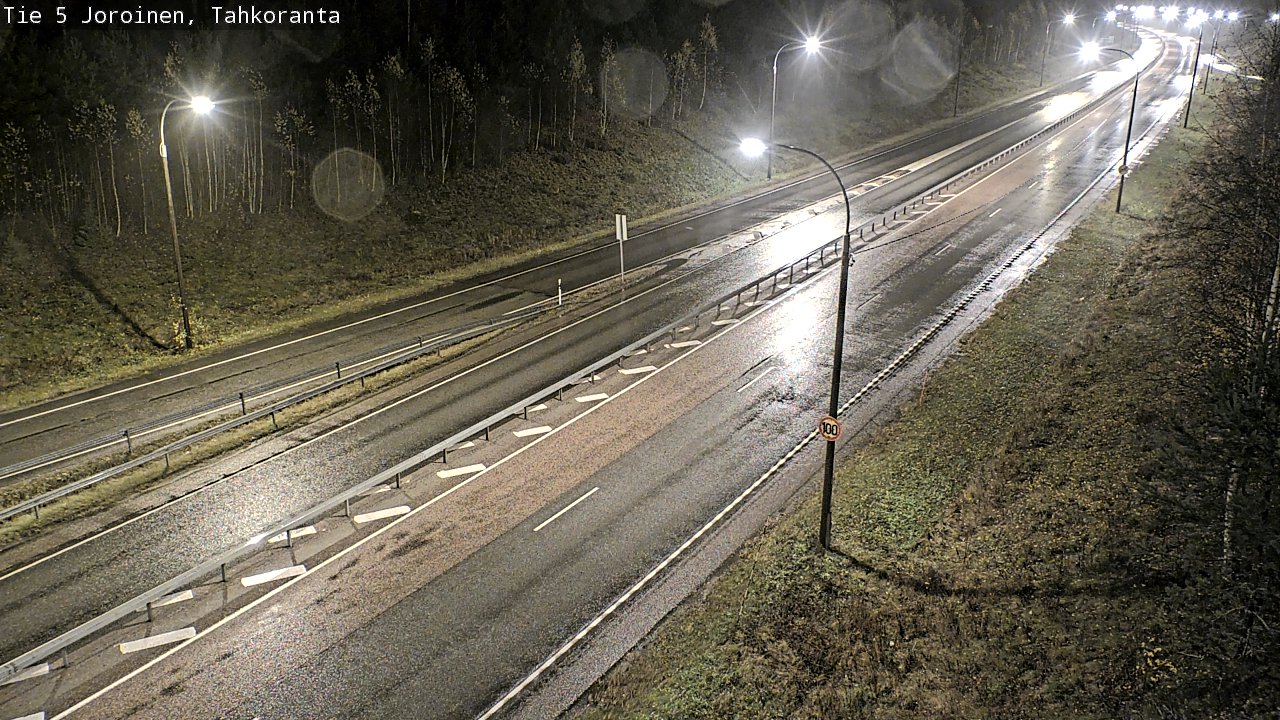 Weather Camera Image Väg 5 Jorois, Tahkoranta, Joroinen, Pohjois-Savo