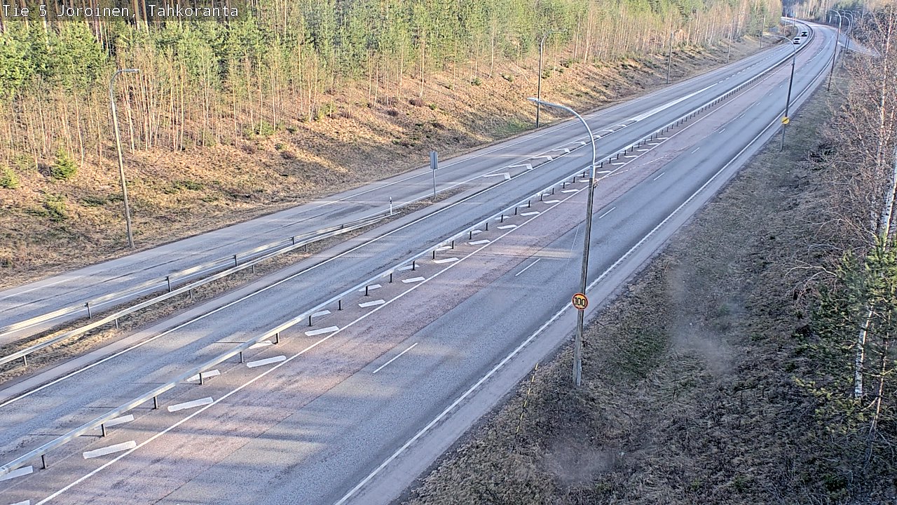 Kelikamerat Kuva Tie 5 Joroinen, Tahkoranta, Joroinen, Pohjois-Savo