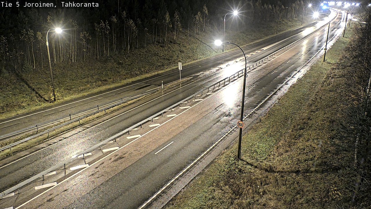 Weather Camera Image Väg 5 Jorois, Tahkoranta, Joroinen, Pohjois-Savo