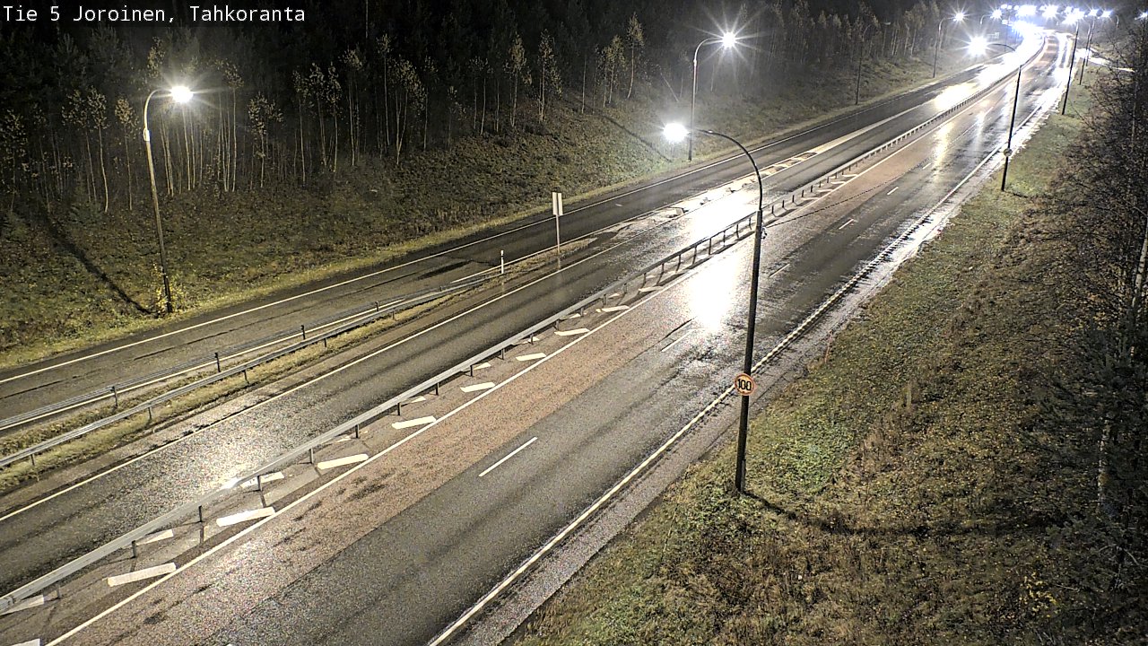 Weather Camera Image Väg 5 Jorois, Tahkoranta, Joroinen, Pohjois-Savo