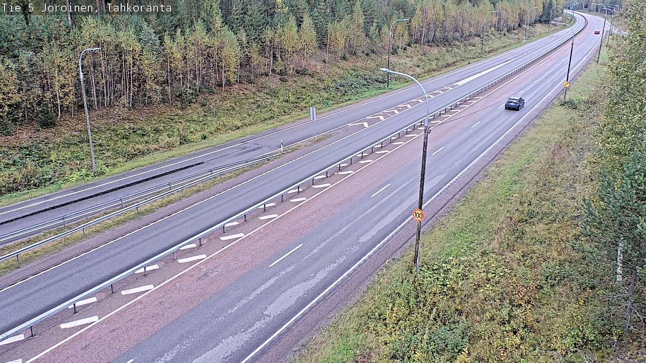 Weather Camera Image Väg 5 Jorois, Tahkoranta, Joroinen, Pohjois-Savo