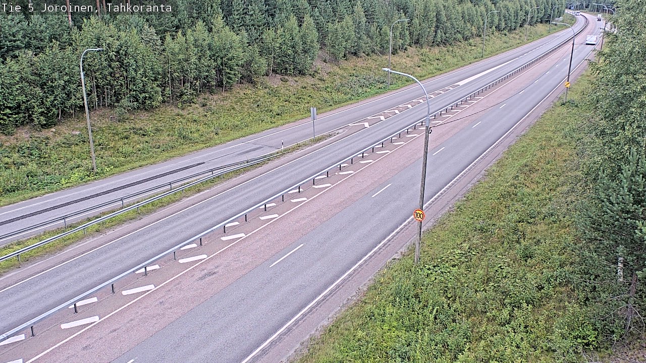 Weather Camera Image Road 5 Joroinen, Tahkoranta, Joroinen, Pohjois-Savo