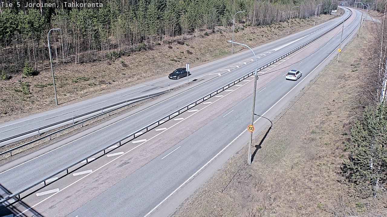 Weather Camera Image Road 5 Joroinen, Tahkoranta, Joroinen, Pohjois-Savo
