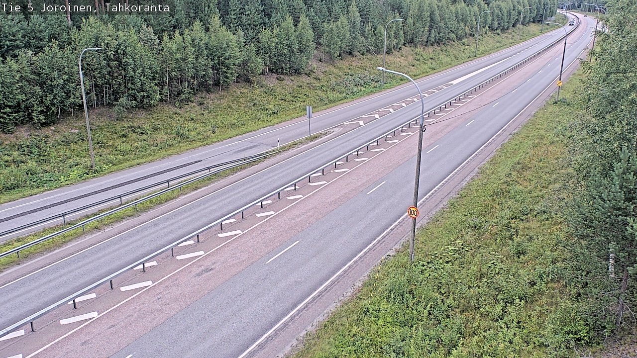 Weather Camera Image Road 5 Joroinen, Tahkoranta, Joroinen, Pohjois-Savo