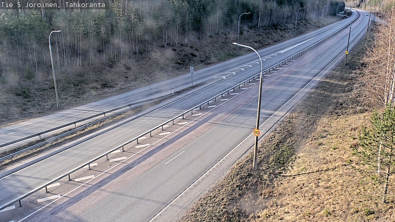 Weather Camera Image Road 5 Joroinen, Tahkoranta, Joroinen, Pohjois-Savo