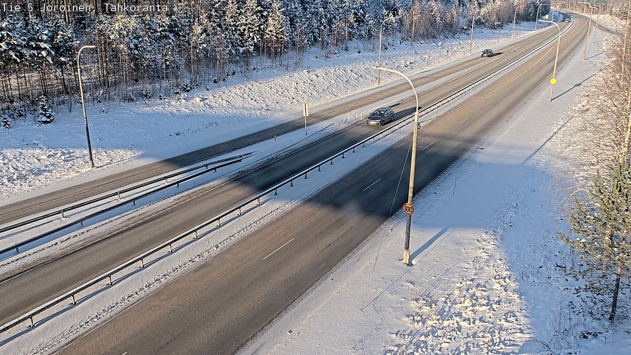 Weather Camera Image Road 5 Joroinen, Tahkoranta, Joroinen, Pohjois-Savo
