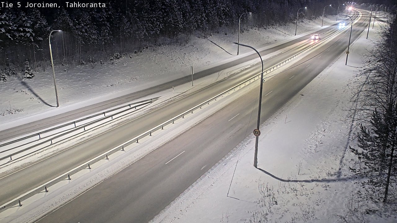 Weather Camera Image Road 5 Joroinen, Tahkoranta, Joroinen, Pohjois-Savo