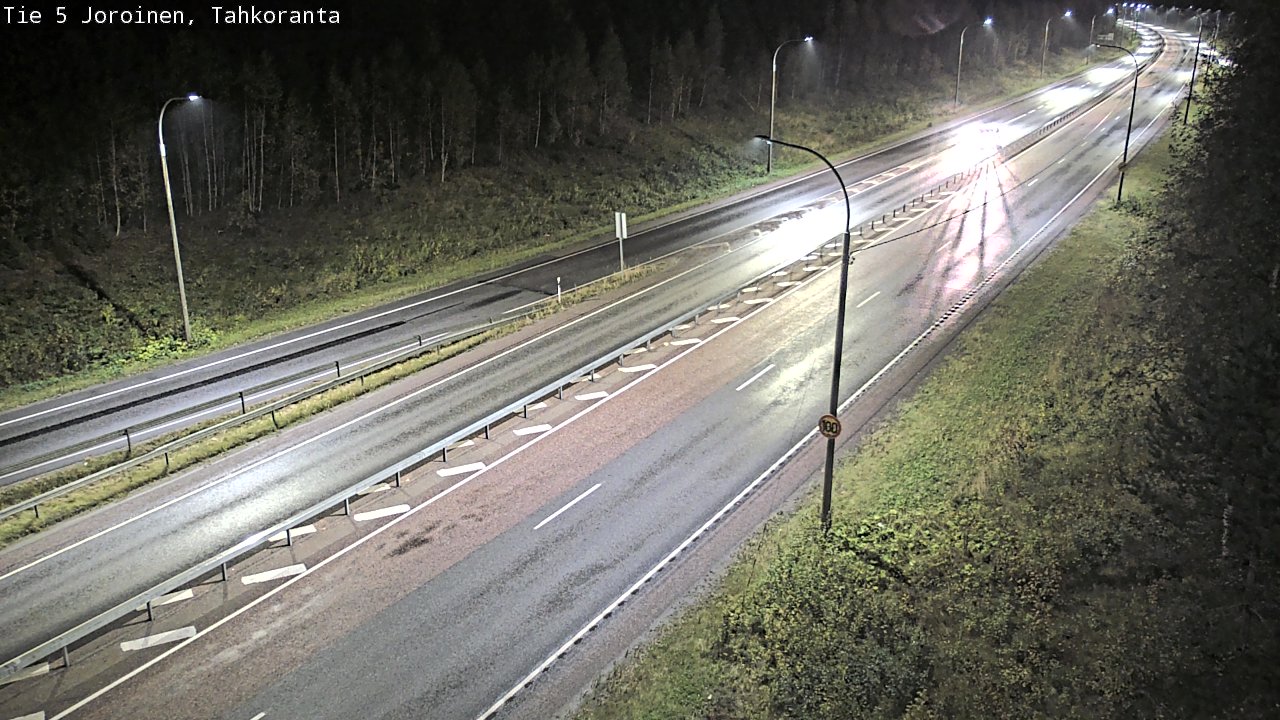 Weather Camera Image Väg 5 Jorois, Tahkoranta, Joroinen, Pohjois-Savo