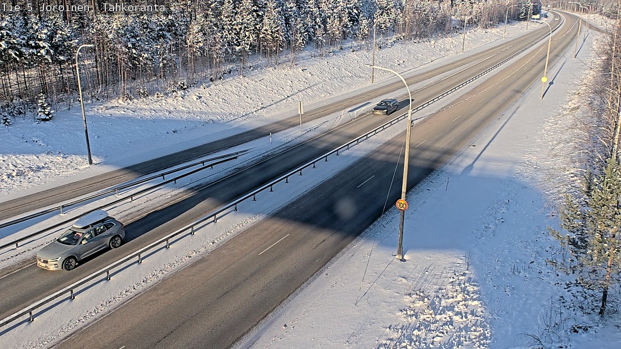 Weather Camera Image Road 5 Joroinen, Tahkoranta, Joroinen, Pohjois-Savo