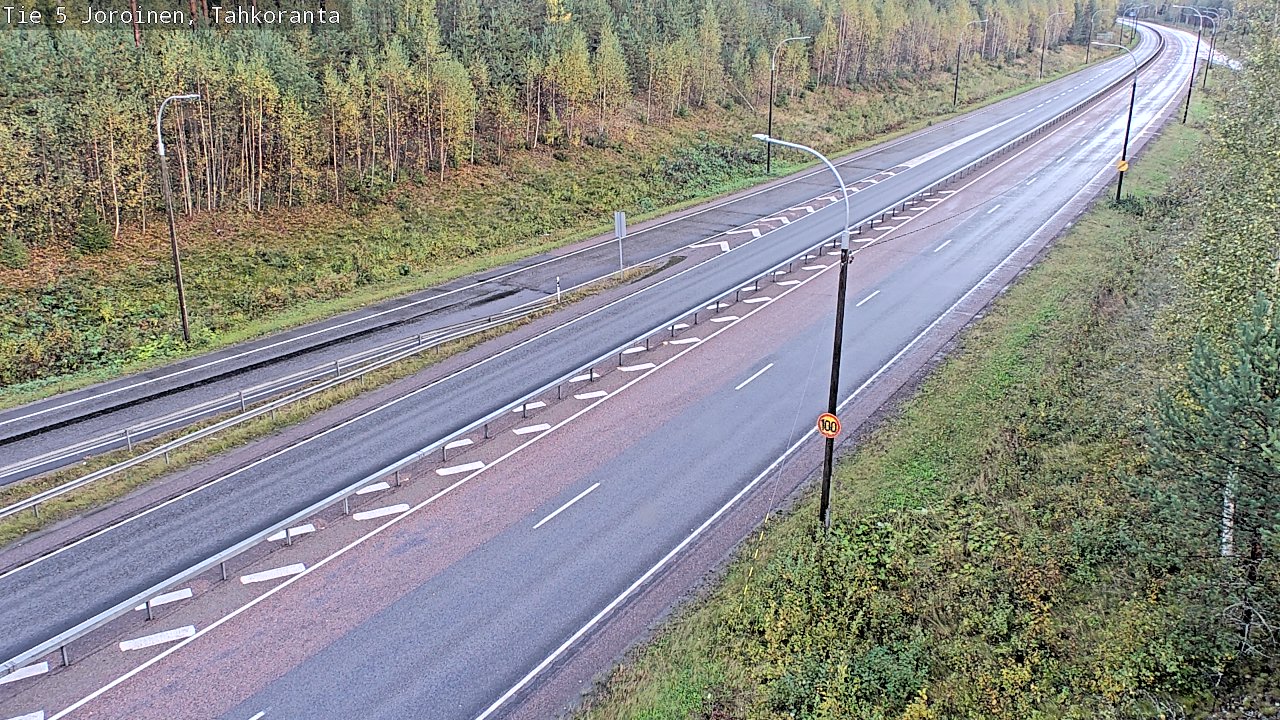 Weather Camera Image Väg 5 Jorois, Tahkoranta, Joroinen, Pohjois-Savo