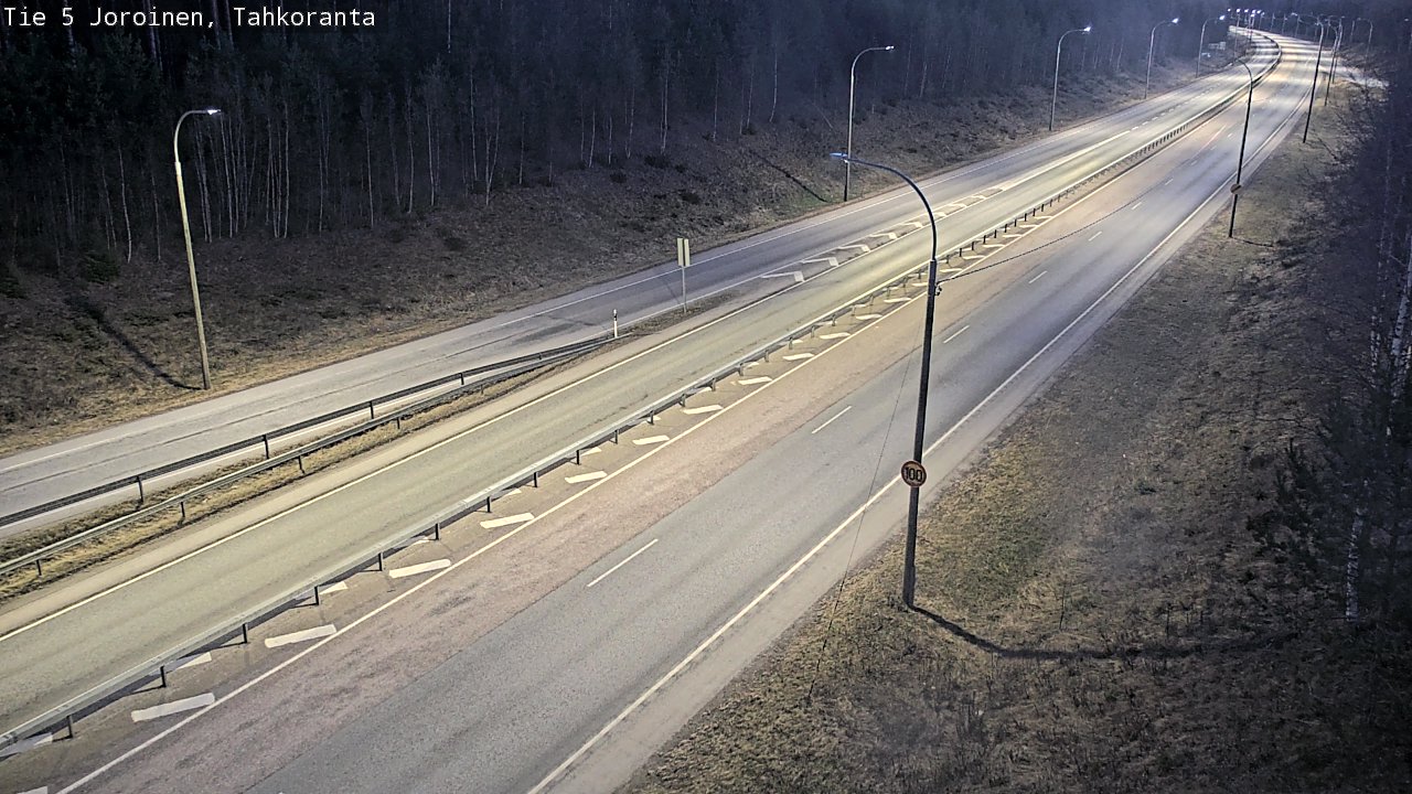 Weather Camera Image Road 5 Joroinen, Tahkoranta, Joroinen, Pohjois-Savo
