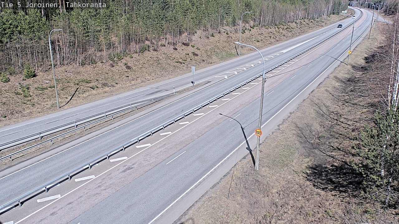 Weather Camera Image Road 5 Joroinen, Tahkoranta, Joroinen, Pohjois-Savo