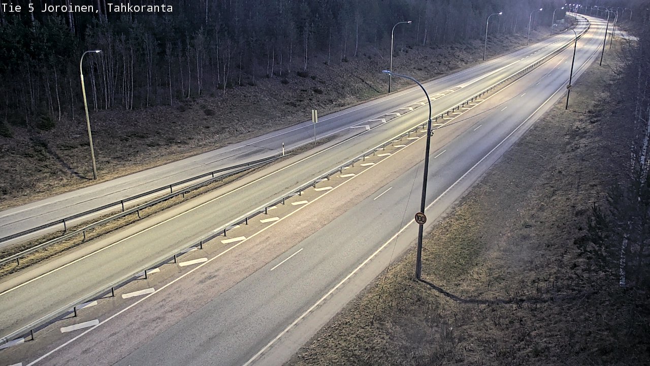 Weather Camera Image Road 5 Joroinen, Tahkoranta, Joroinen, Pohjois-Savo