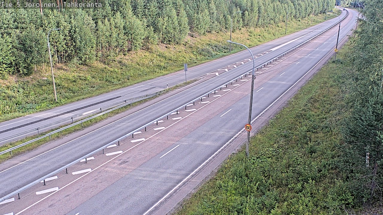 Weather Camera Image Road 5 Joroinen, Tahkoranta, Joroinen, Pohjois-Savo