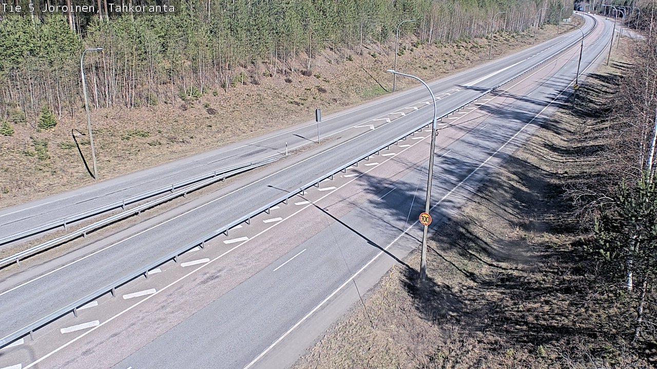 Kelikamerat Kuva Tie 5 Joroinen, Tahkoranta, Joroinen, Pohjois-Savo