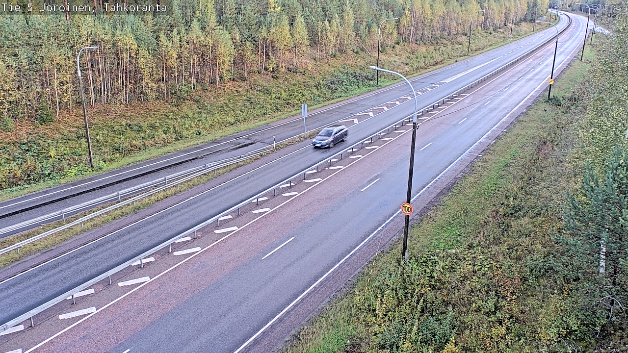 Weather Camera Image Väg 5 Jorois, Tahkoranta, Joroinen, Pohjois-Savo