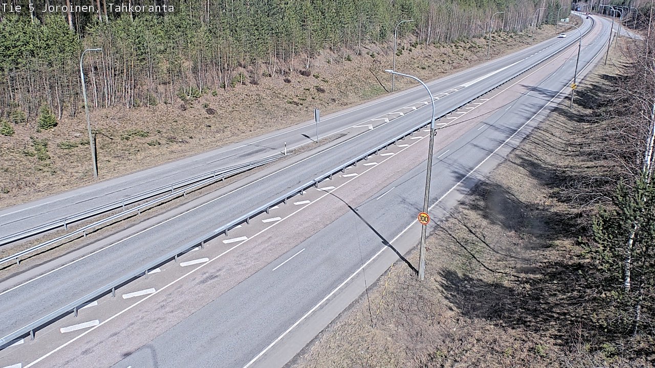 Weather Camera Image Road 5 Joroinen, Tahkoranta, Joroinen, Pohjois-Savo