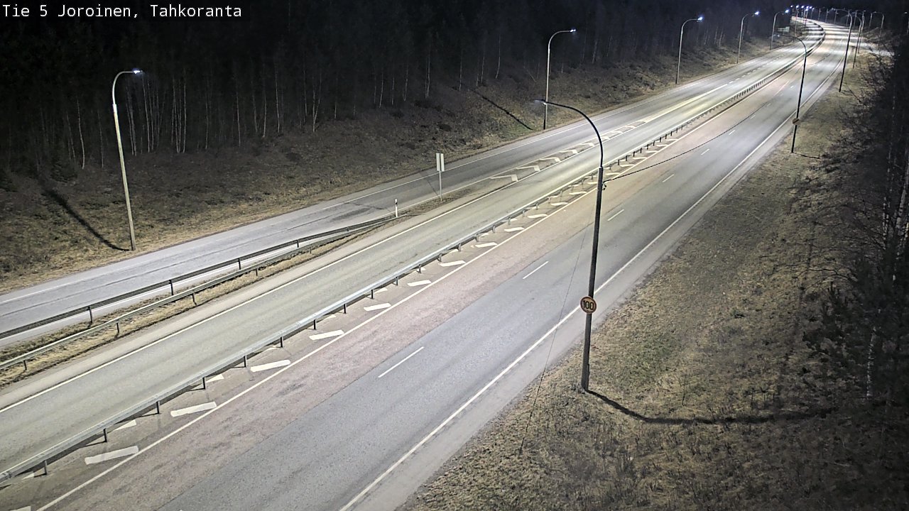 Weather Camera Image Road 5 Joroinen, Tahkoranta, Joroinen, Pohjois-Savo