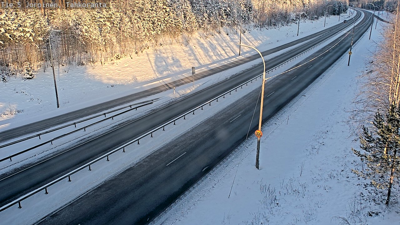 Weather Camera Image Road 5 Joroinen, Tahkoranta, Joroinen, Pohjois-Savo