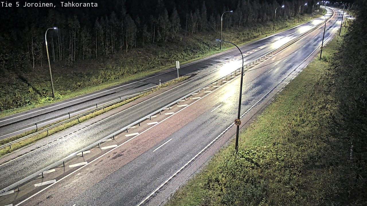 Weather Camera Image Väg 5 Jorois, Tahkoranta, Joroinen, Pohjois-Savo