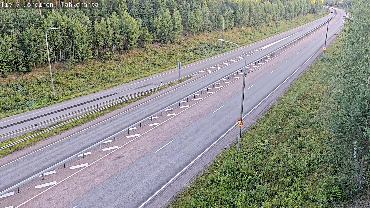Weather Camera Image Road 5 Joroinen, Tahkoranta, Joroinen, Pohjois-Savo