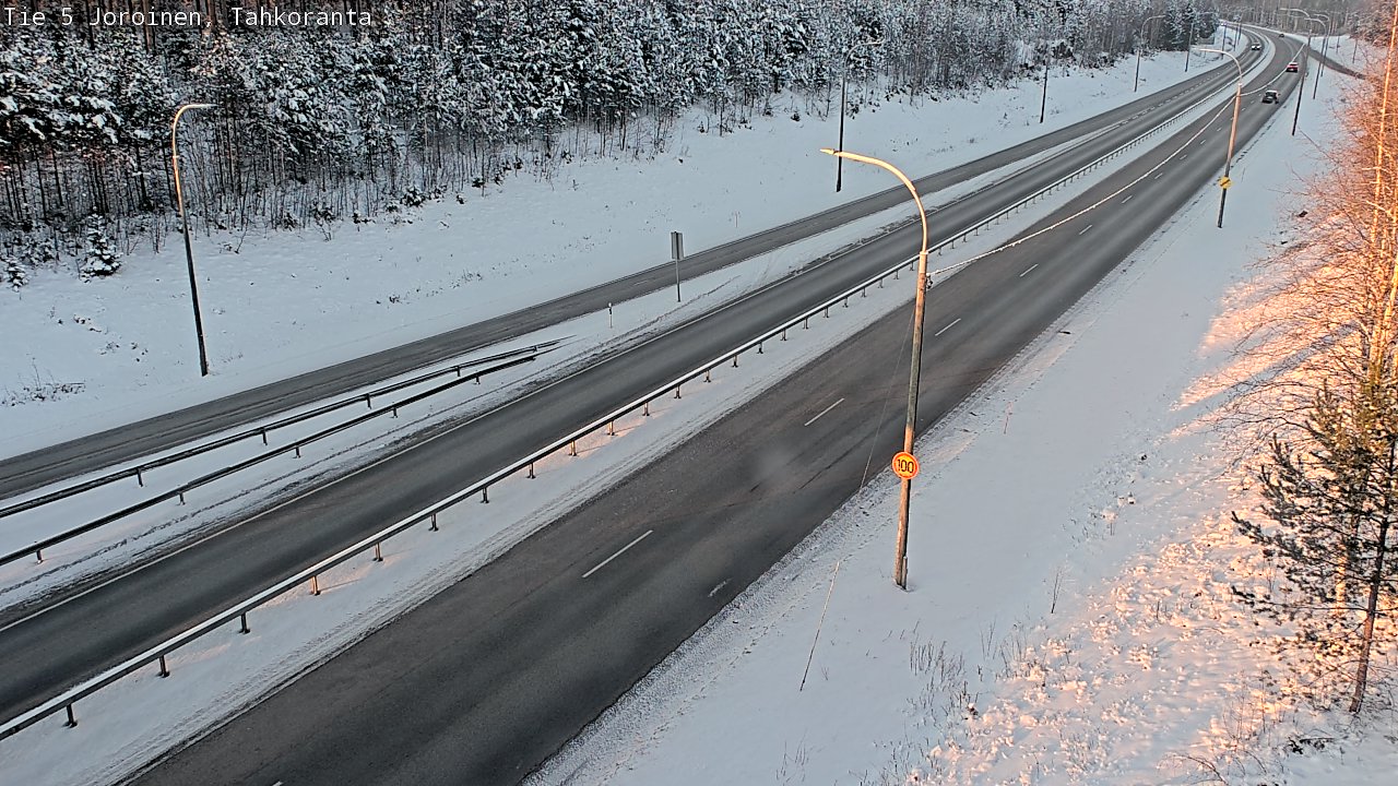 Weather Camera Image Road 5 Joroinen, Tahkoranta, Joroinen, Pohjois-Savo