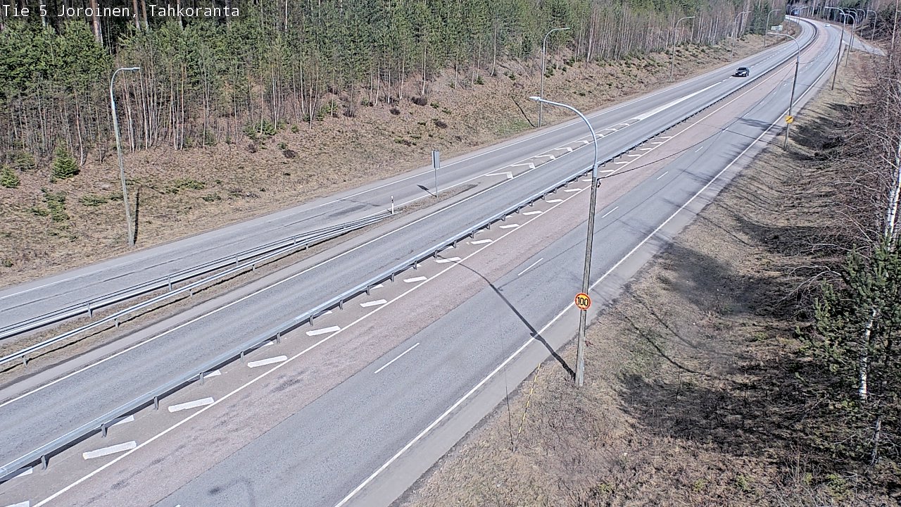 Weather Camera Image Road 5 Joroinen, Tahkoranta, Joroinen, Pohjois-Savo