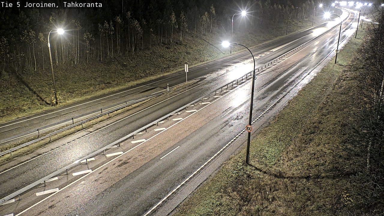 Weather Camera Image Väg 5 Jorois, Tahkoranta, Joroinen, Pohjois-Savo
