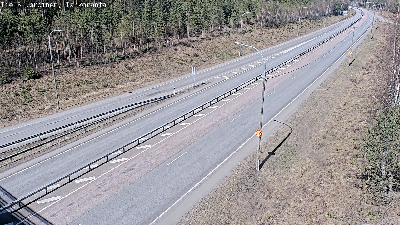 Weather Camera Image Road 5 Joroinen, Tahkoranta, Joroinen, Pohjois-Savo