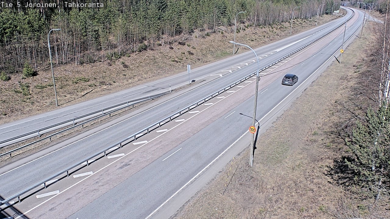 Weather Camera Image Road 5 Joroinen, Tahkoranta, Joroinen, Pohjois-Savo