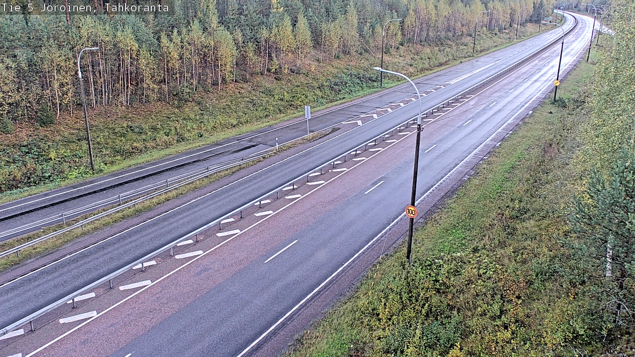 Weather Camera Image Väg 5 Jorois, Tahkoranta, Joroinen, Pohjois-Savo