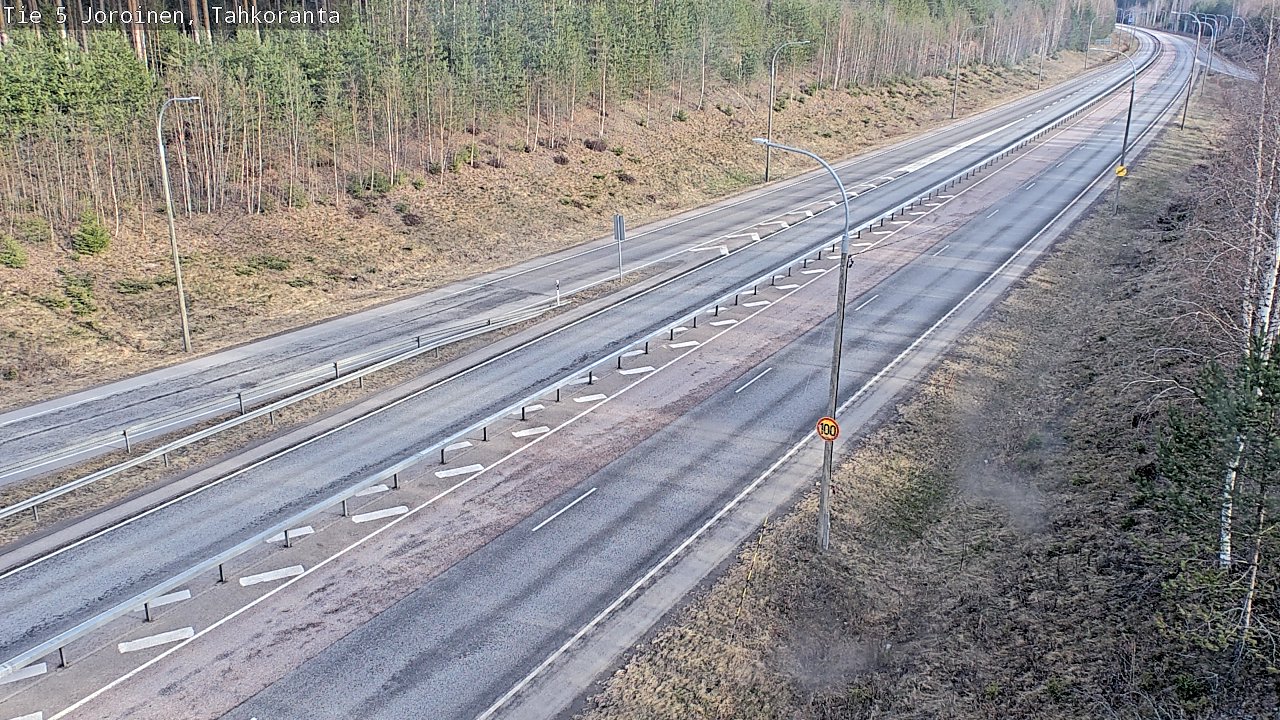 Weather Camera Image Road 5 Joroinen, Tahkoranta, Joroinen, Pohjois-Savo