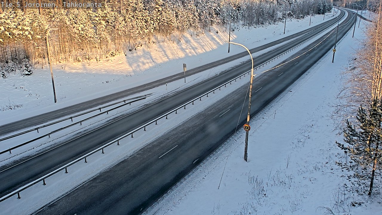 Weather Camera Image Road 5 Joroinen, Tahkoranta, Joroinen, Pohjois-Savo