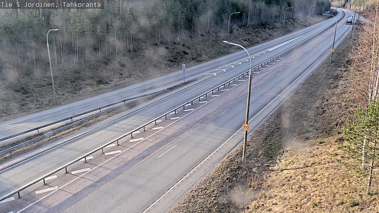 Weather Camera Image Road 5 Joroinen, Tahkoranta, Joroinen, Pohjois-Savo