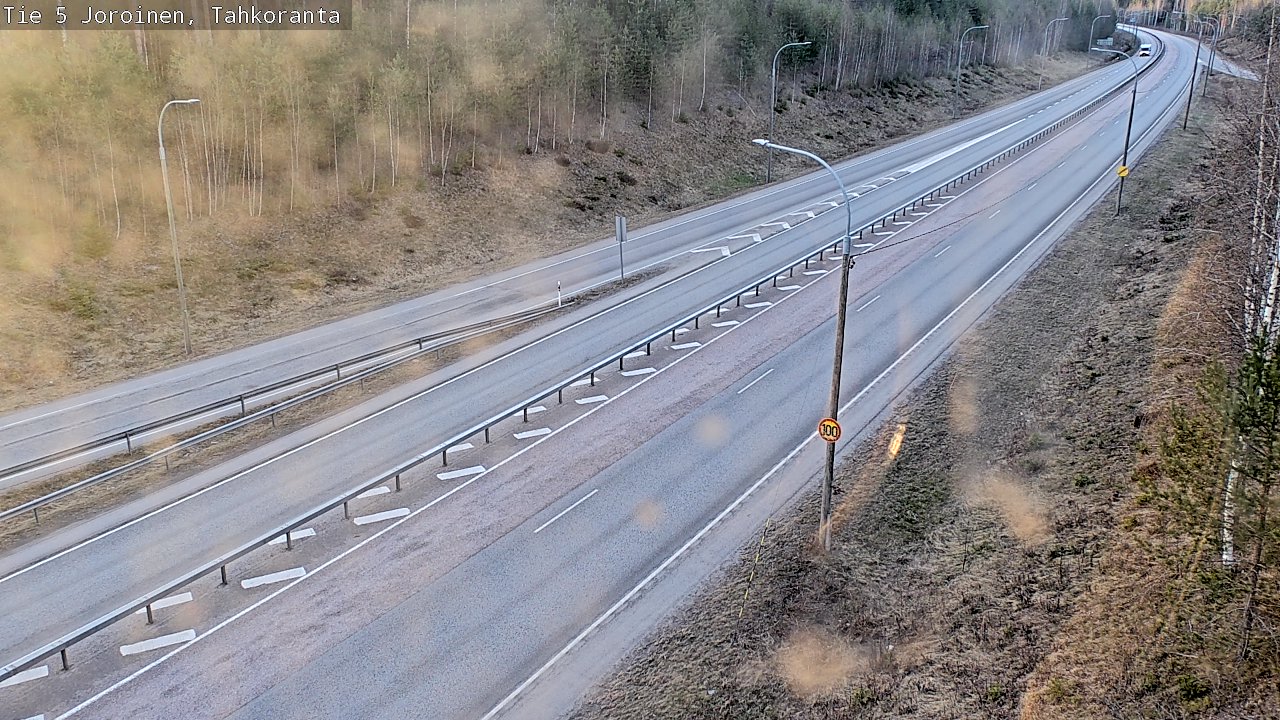 Weather Camera Image Road 5 Joroinen, Tahkoranta, Joroinen, Pohjois-Savo