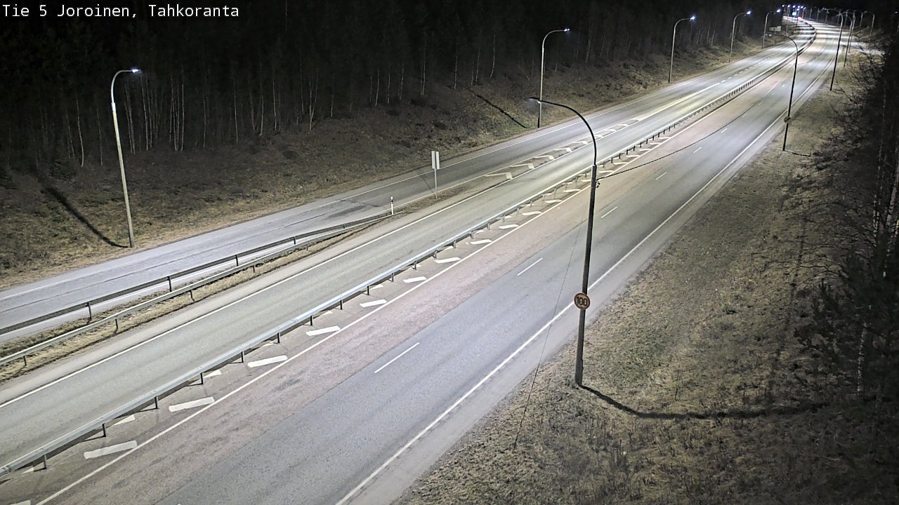 Weather Camera Image Road 5 Joroinen, Tahkoranta, Joroinen, Pohjois-Savo