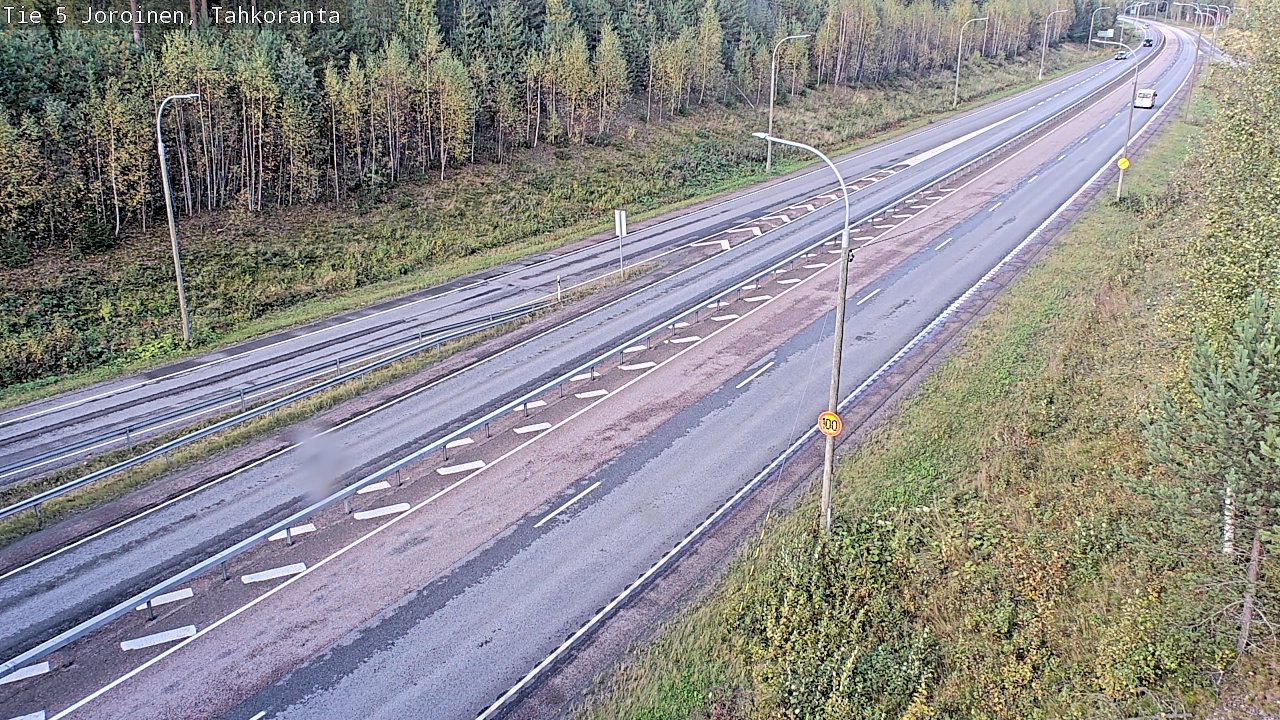 Weather Camera Image Väg 5 Jorois, Tahkoranta, Joroinen, Pohjois-Savo