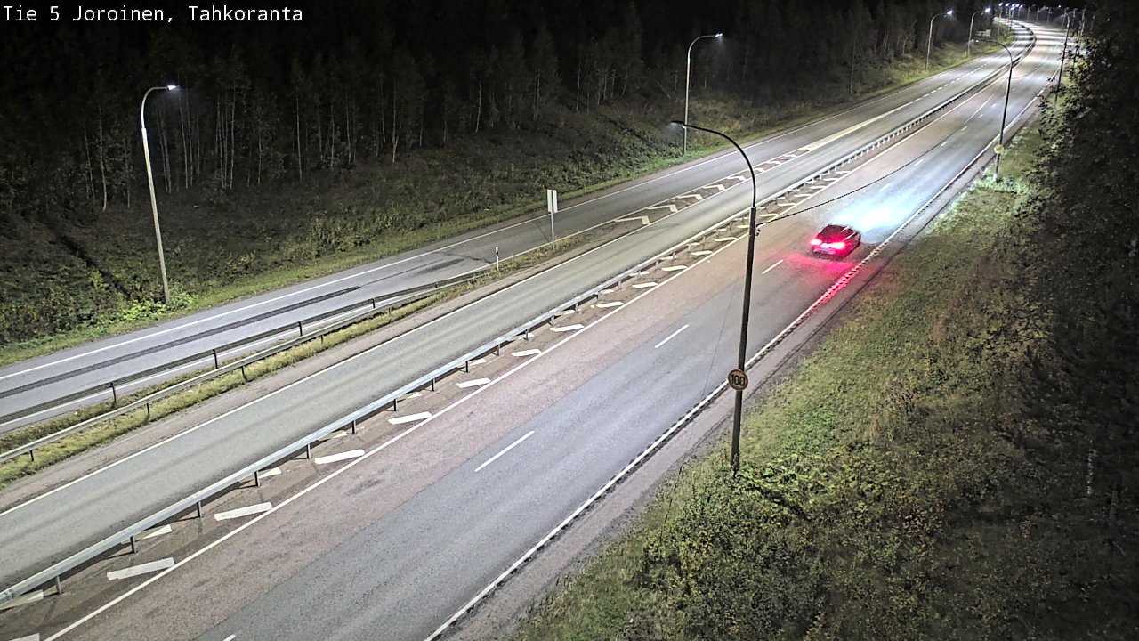 Weather Camera Image Väg 5 Jorois, Tahkoranta, Joroinen, Pohjois-Savo