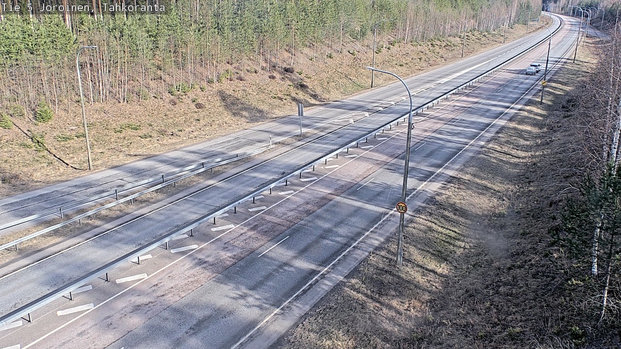 Weather Camera Image Road 5 Joroinen, Tahkoranta, Joroinen, Pohjois-Savo